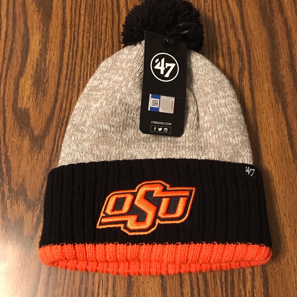 Oklahoma State University Beanie Hat OSU 47Brand. New with tags